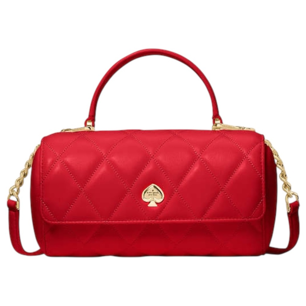 ♥️ EUC kate spade Heart Barrel Quilted Crossbody ♥️ - Picture 2 of 9